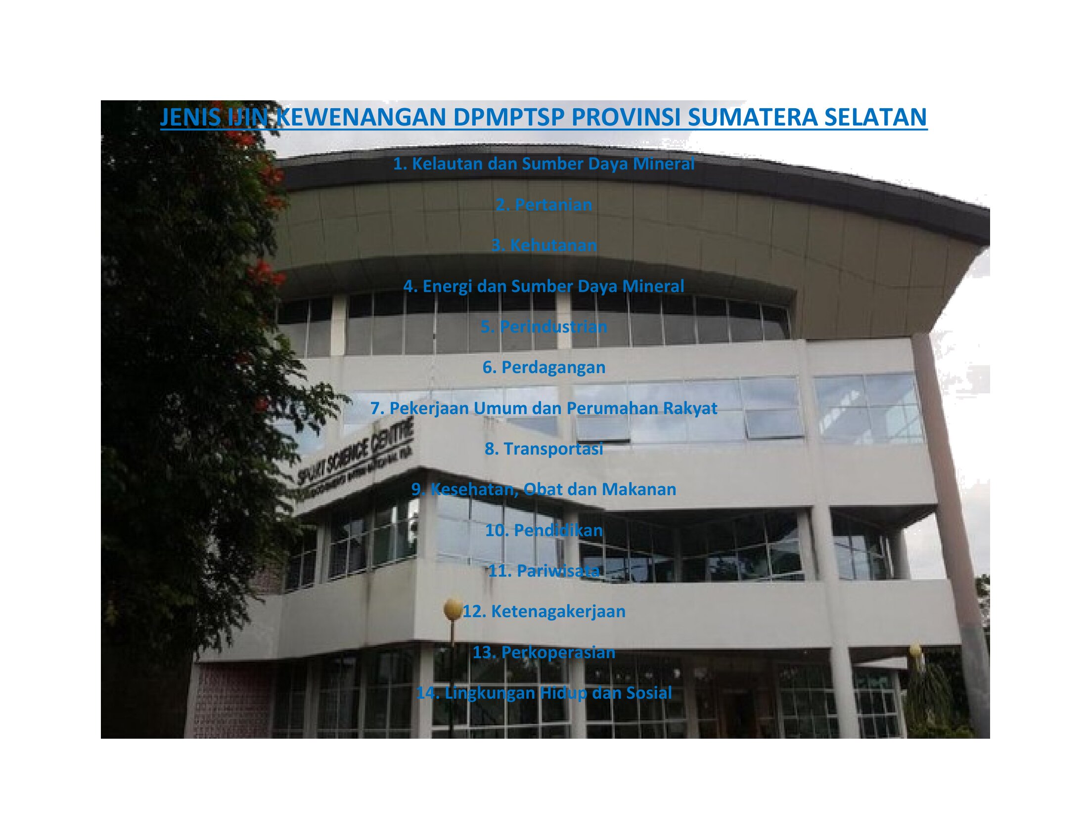 JENIS IJIN KEWENANGAN DPMPTSP PROVINSI SUMATERA SELATAN-1